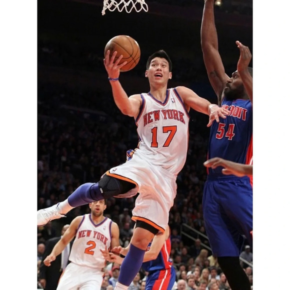 New York Knicks Jeremy Lin Adidas Jersey XXL 54 - Picture 12 of 12